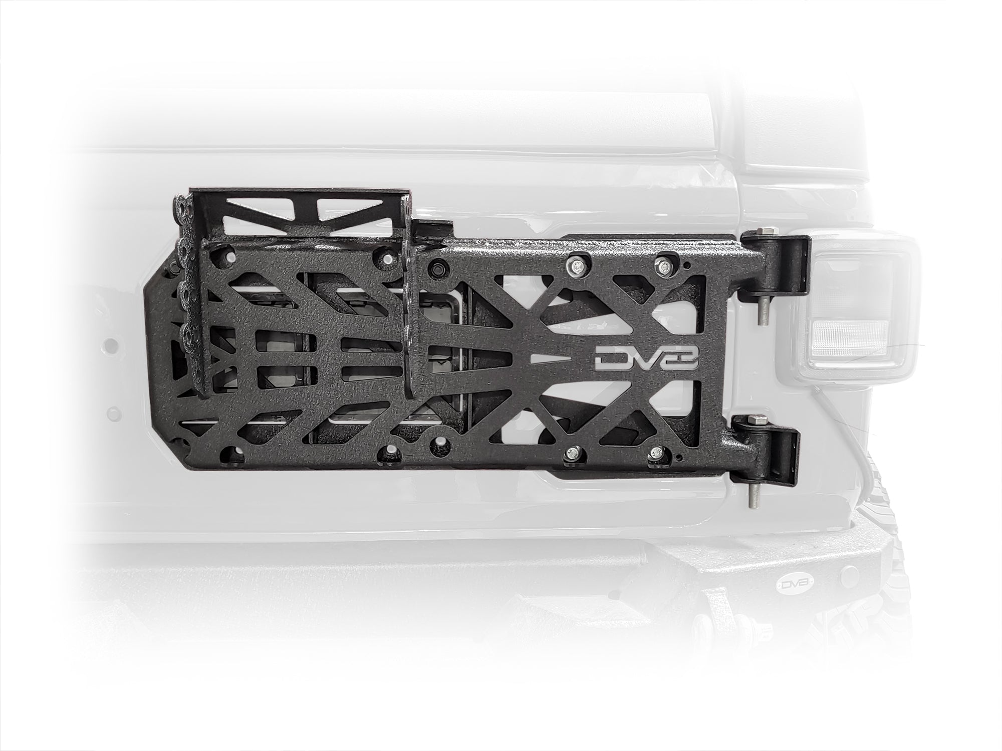 18+ Jeep JL Hinge Mounted Tire Carrier - Apollo Off-Road