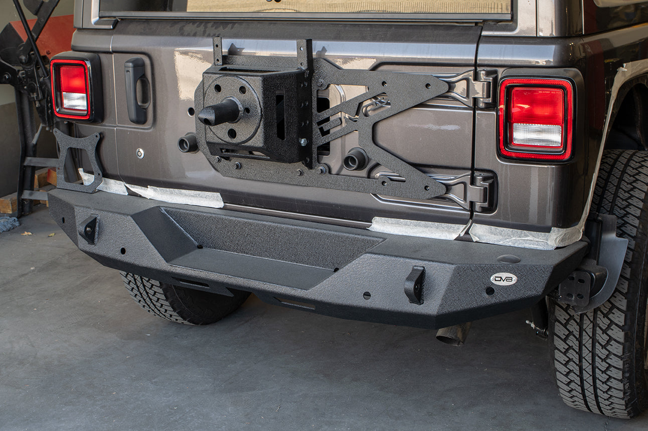 18+ Jeep JL Tailgate Mounted Tire Carrier - Apollo Off-Road