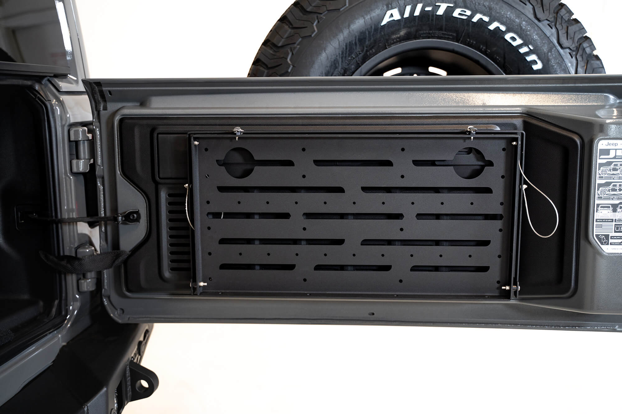 18+ Jeep JL Trail Table; Rear Door - Apollo Off-Road
