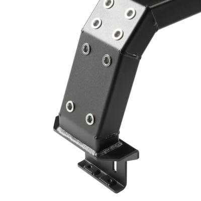 Defender Low Profile Bed Rack Black Carbon Steel Smittybilt