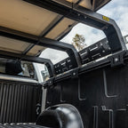 Defender Low Profile Bed Rack Black Carbon Steel Smittybilt