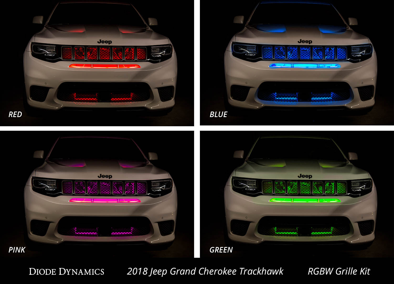 Diode Dynamics RGBW Grille Strip Kit 2pc