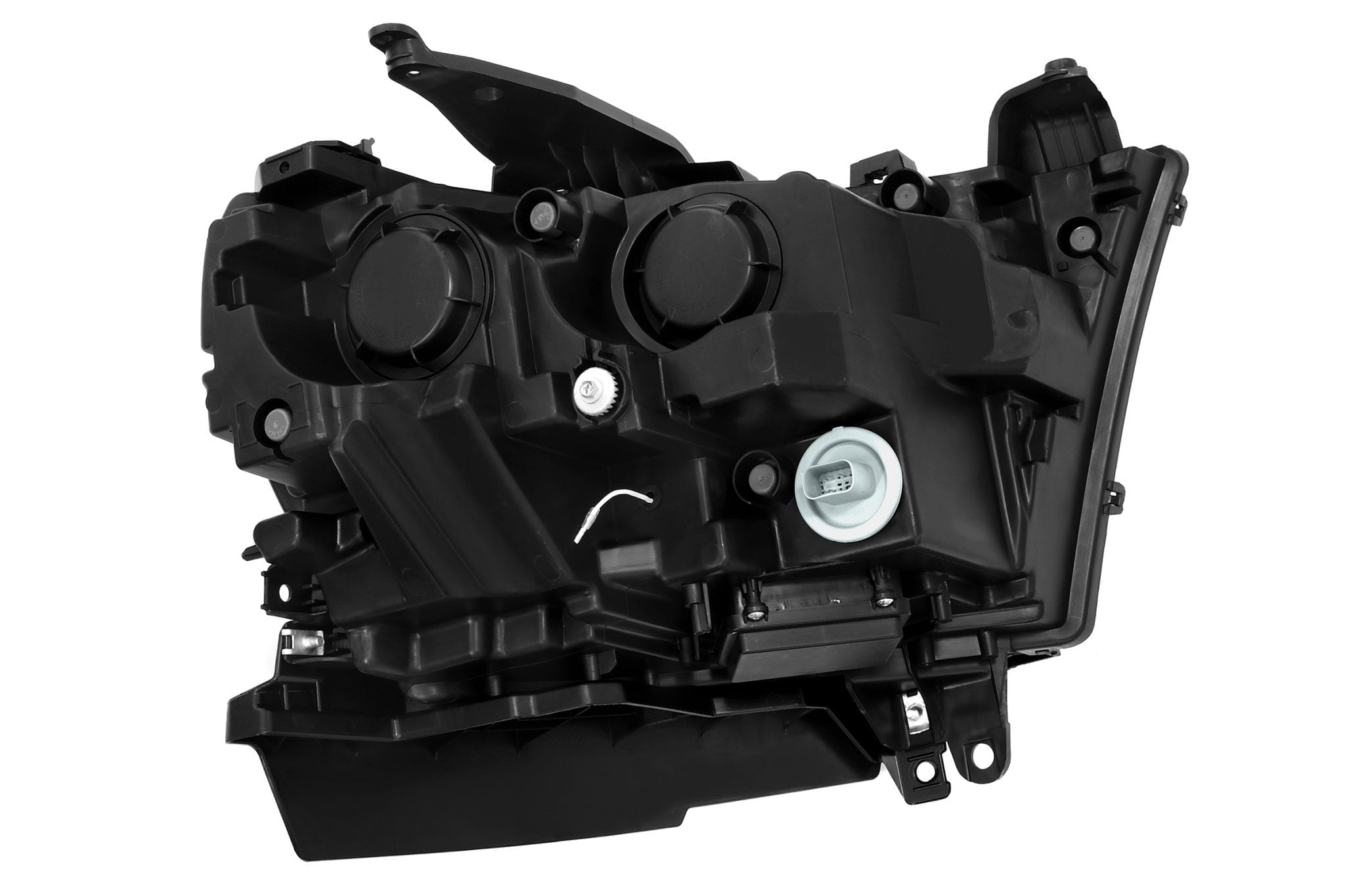19-20 Dodge Ram NOVA-Series LED Projector Headlights Plank Style Design Matte Black - Apollo Off-Road