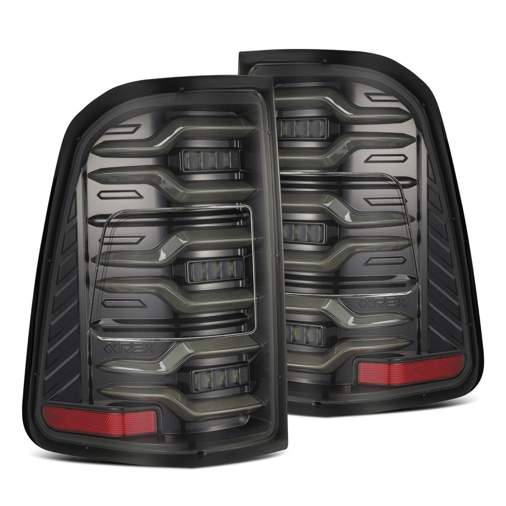 19-22 Dodge Ram 1500 LUXX-Series LED Taillights Alpha-Black - Apollo Off-Road