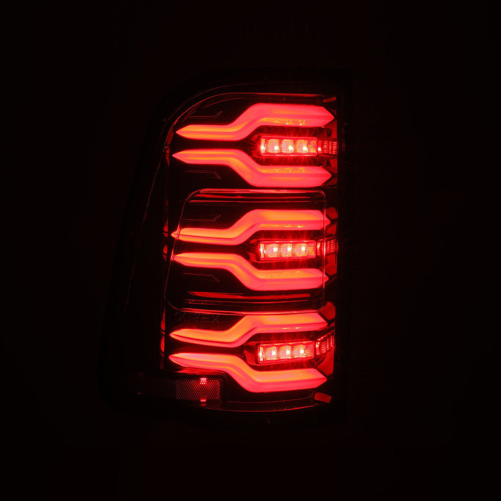 19-22 Dodge Ram 1500 LUXX-Series LED Taillights Alpha-Black - Apollo Off-Road