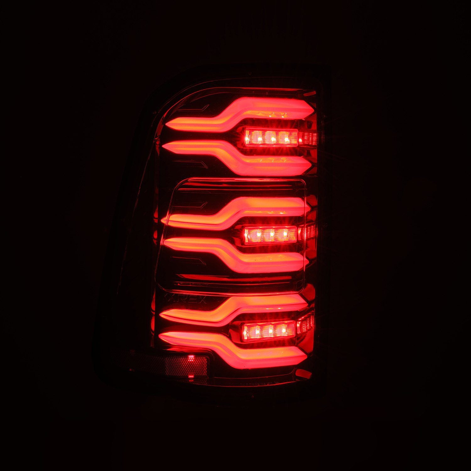 19-22 Dodge Ram 1500 LUXX-Series LED Taillights Alpha-Black - Apollo Off-Road