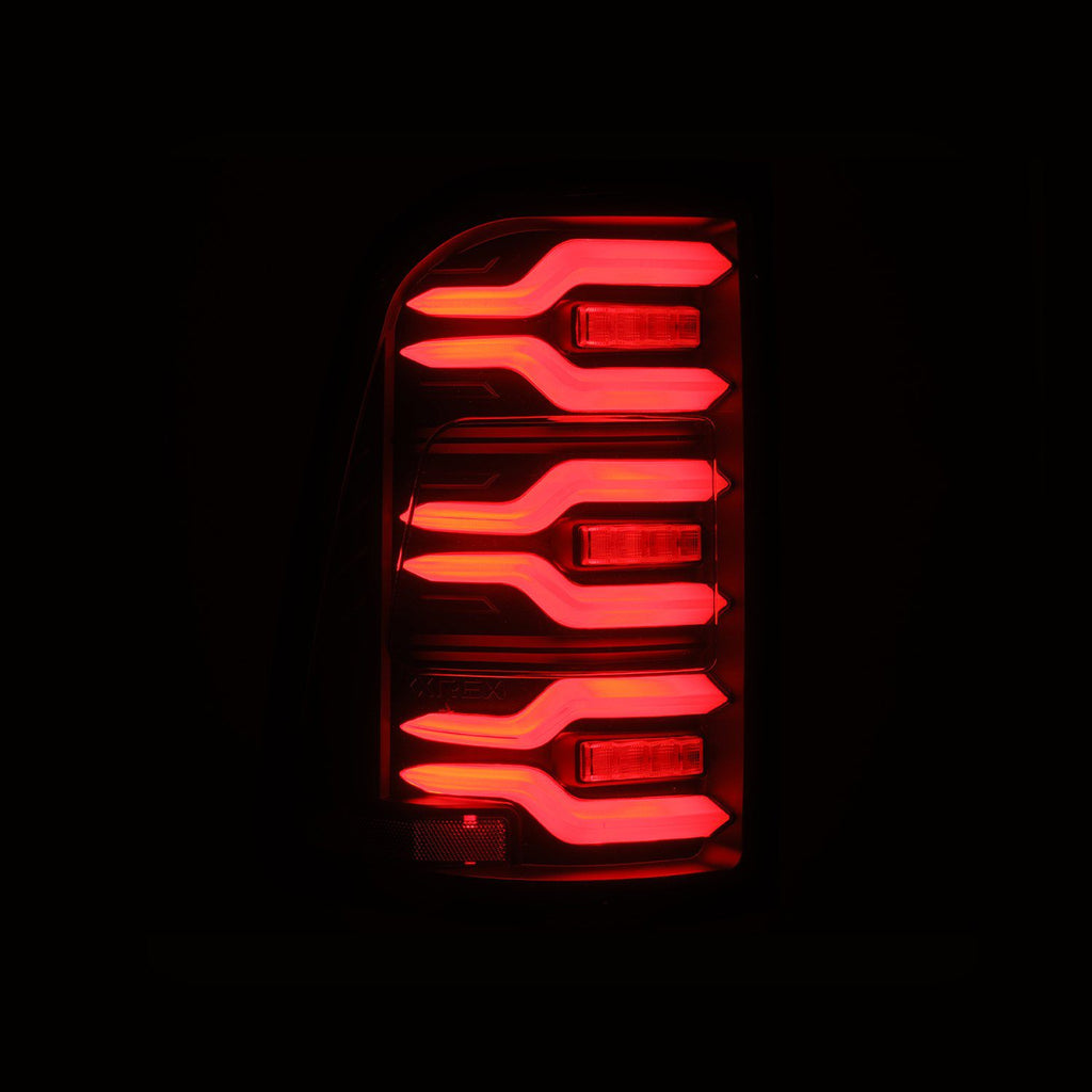19-22 Dodge Ram 1500 LUXX-Series LED Taillights Black - Apollo Off-Road