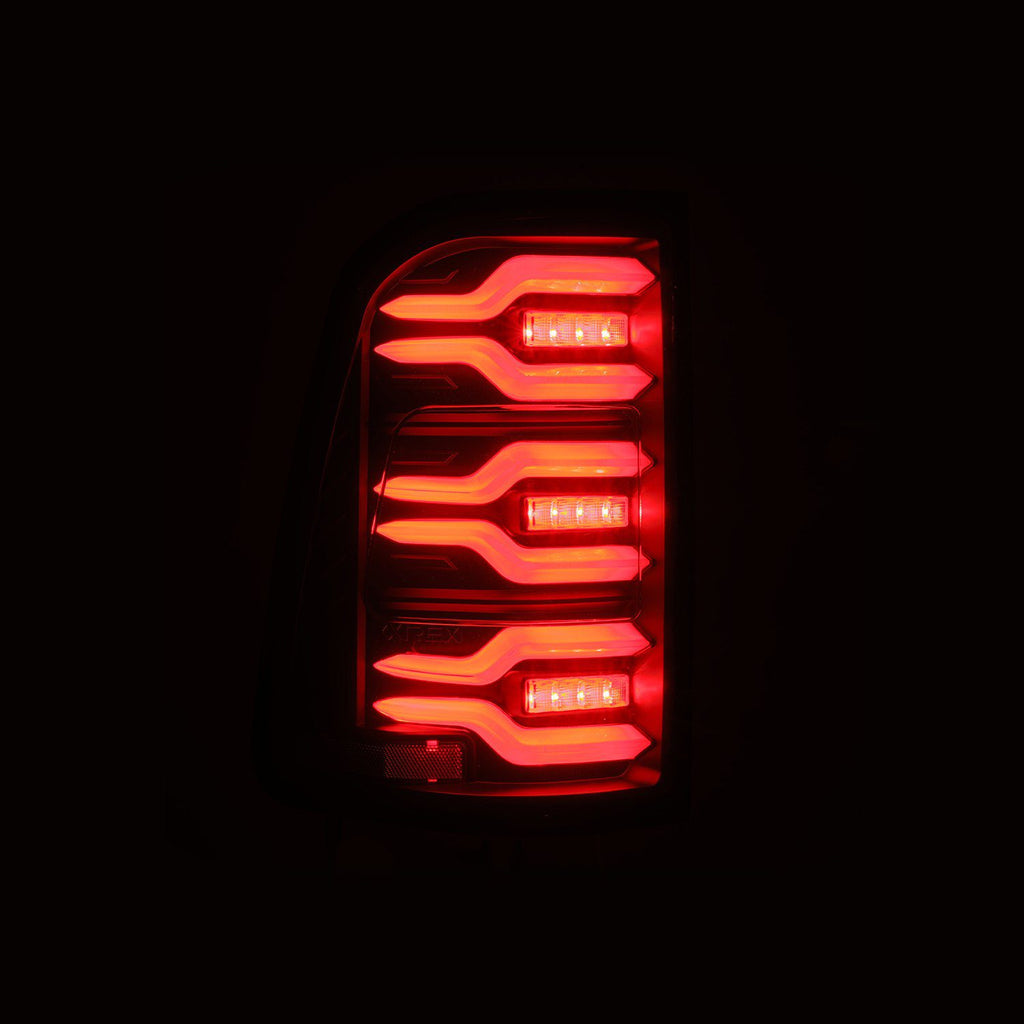 19-22 Dodge Ram 1500 LUXX-Series LED Taillights Black - Apollo Off-Road