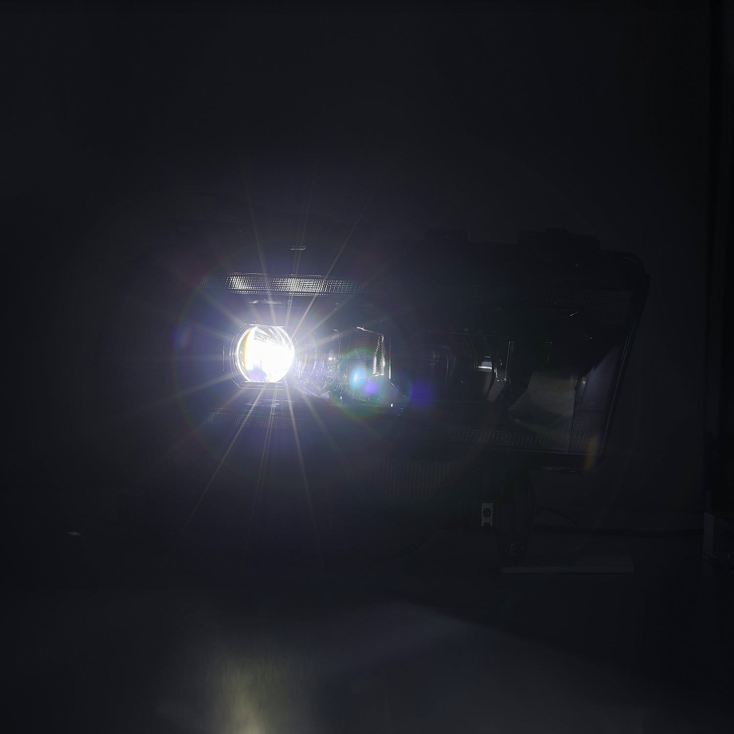 19-22 Dodge Ram 2500 LUXX-Series Projector Headlights Alpha-Black - Apollo Off-Road