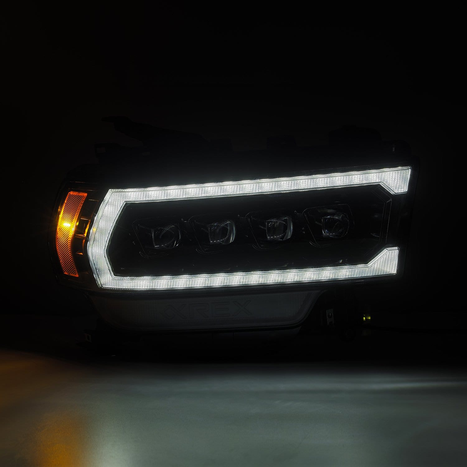 19-22 Dodge Ram 2500 NOVA-Series LED Projector Headlights in Alpha-Black - Apollo Off-Road