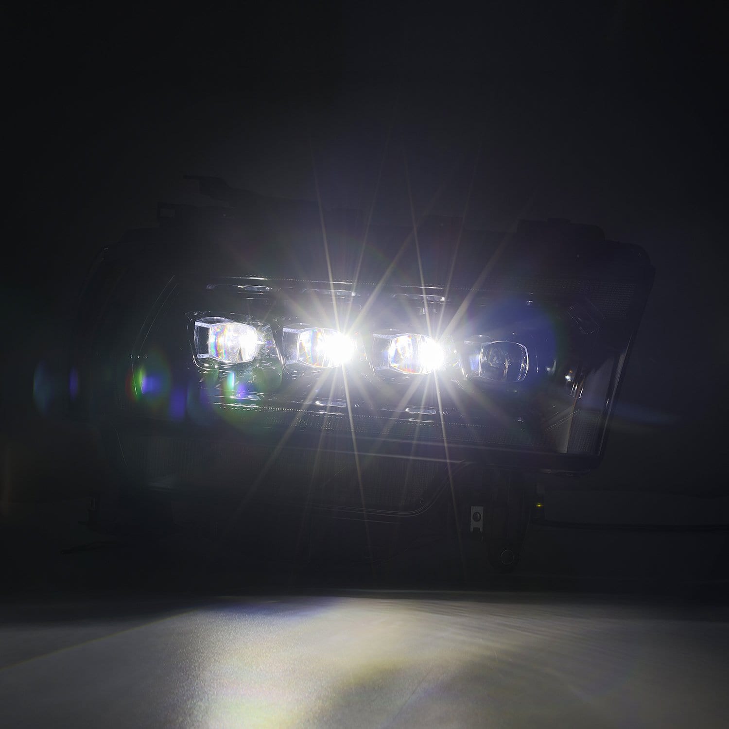 19-22 Dodge Ram 2500 NOVA-Series LED Projector Headlights in Alpha-Black - Apollo Off-Road