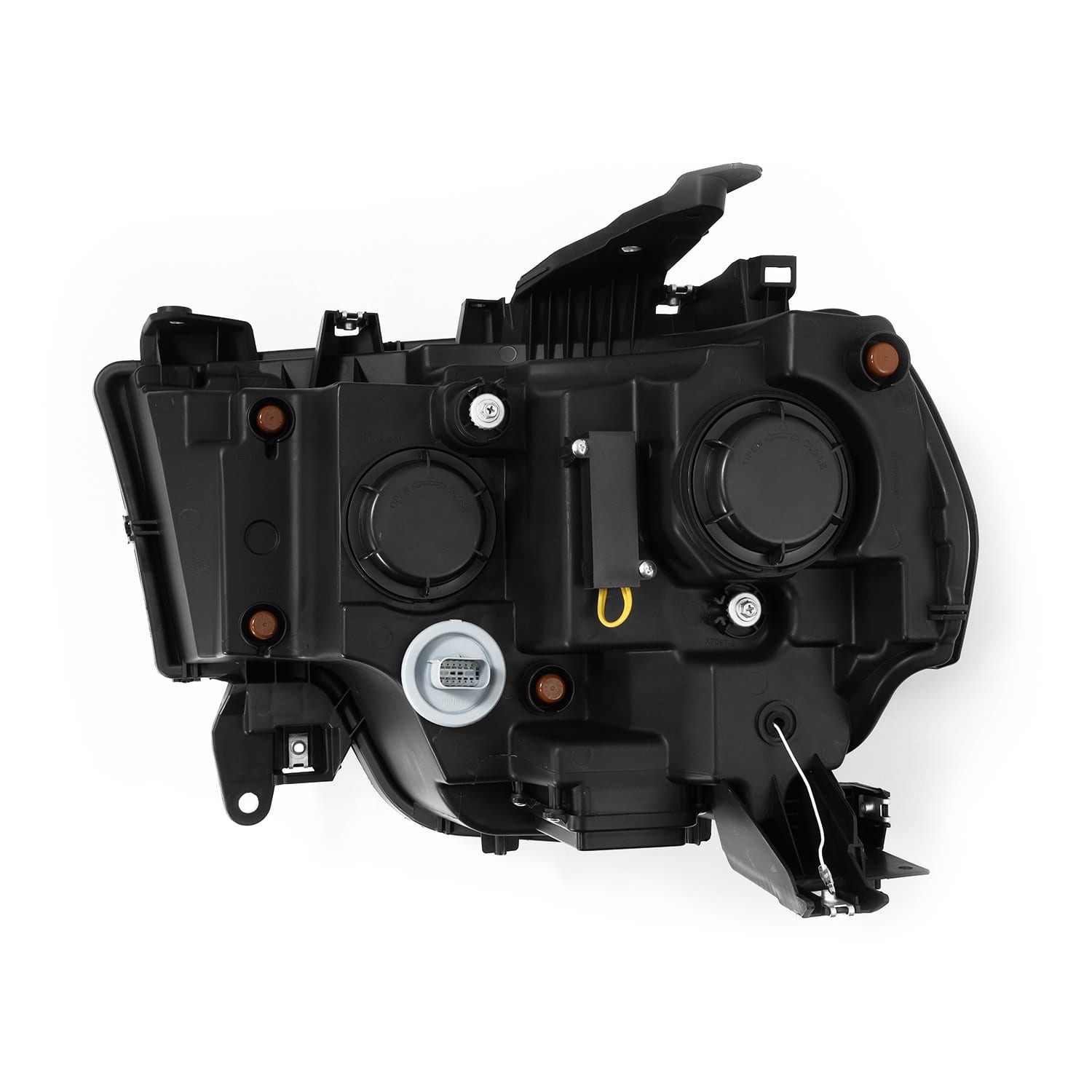 19-22 Dodge Ram 2500 NOVA-Series LED Projector Headlights in Alpha-Black - Apollo Off-Road