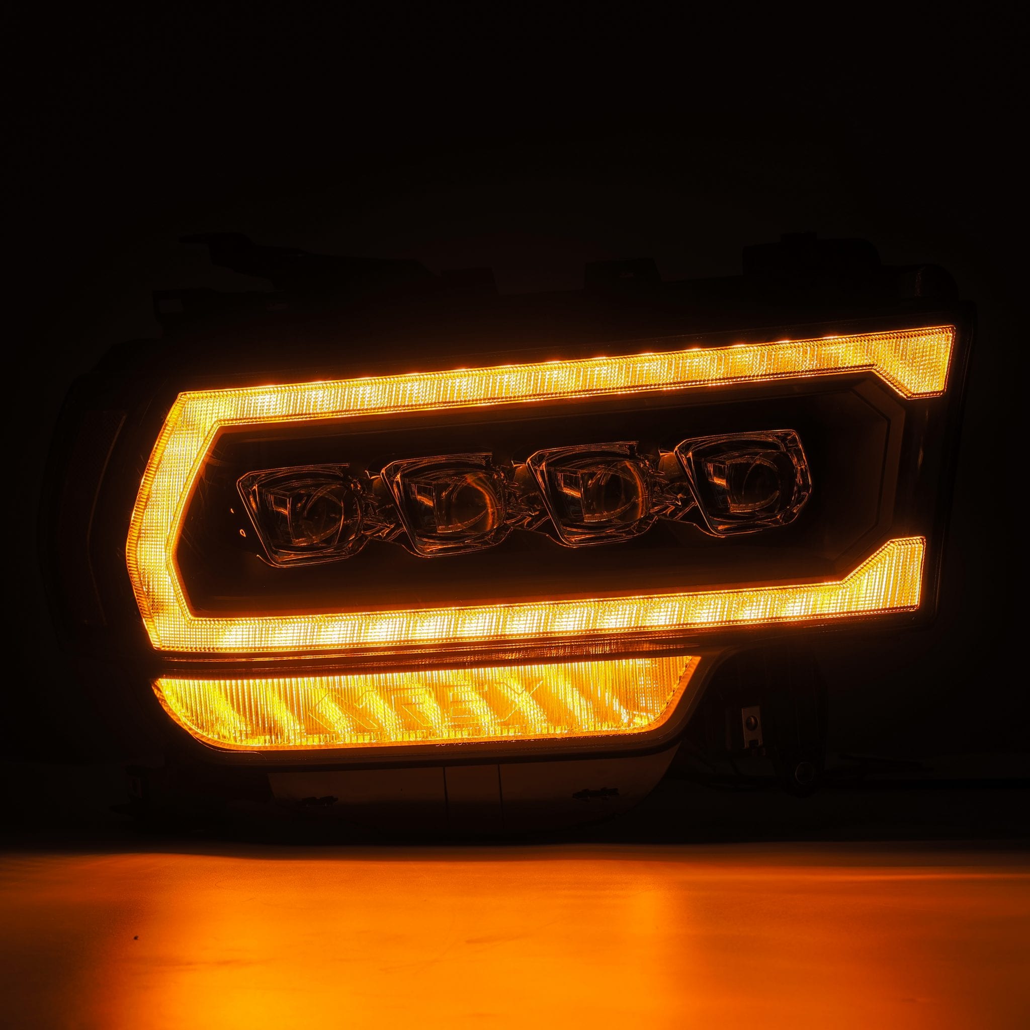 19-22 Dodge Ram 2500 NOVA-Series LED Projector Headlights in Black - Apollo Off-Road