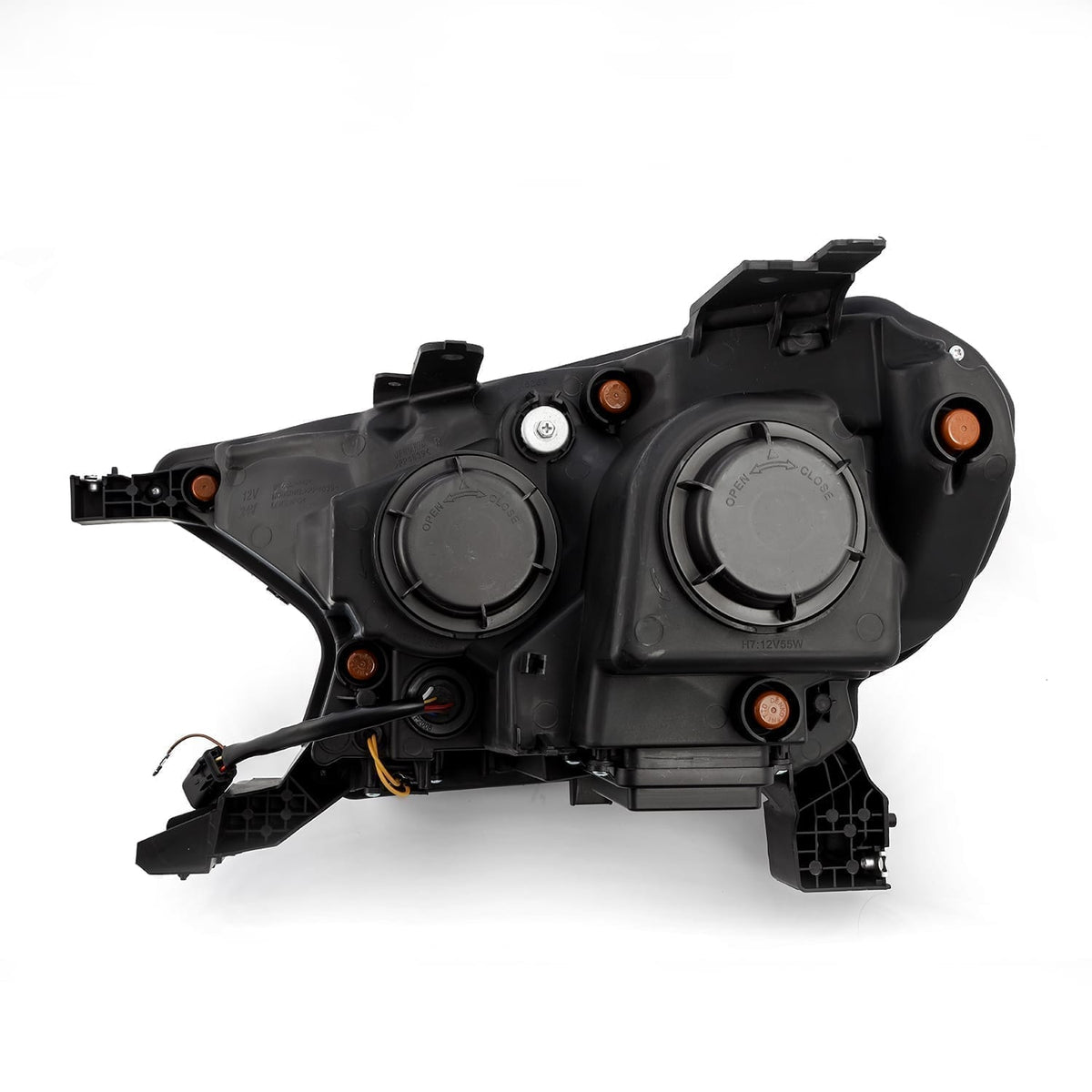 19-22 Ford Ranger LUXX-Series LED Projector Headlights in Alpha-Black - Apollo Off-Road
