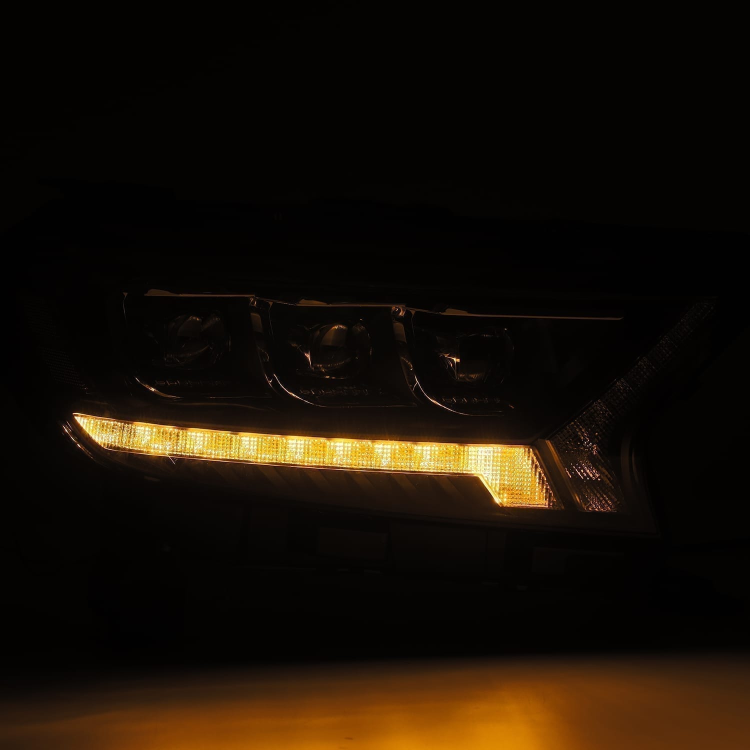 19-22 Ford Ranger LUXX-Series LED Projector Headlights in Alpha-Black - Apollo Off-Road