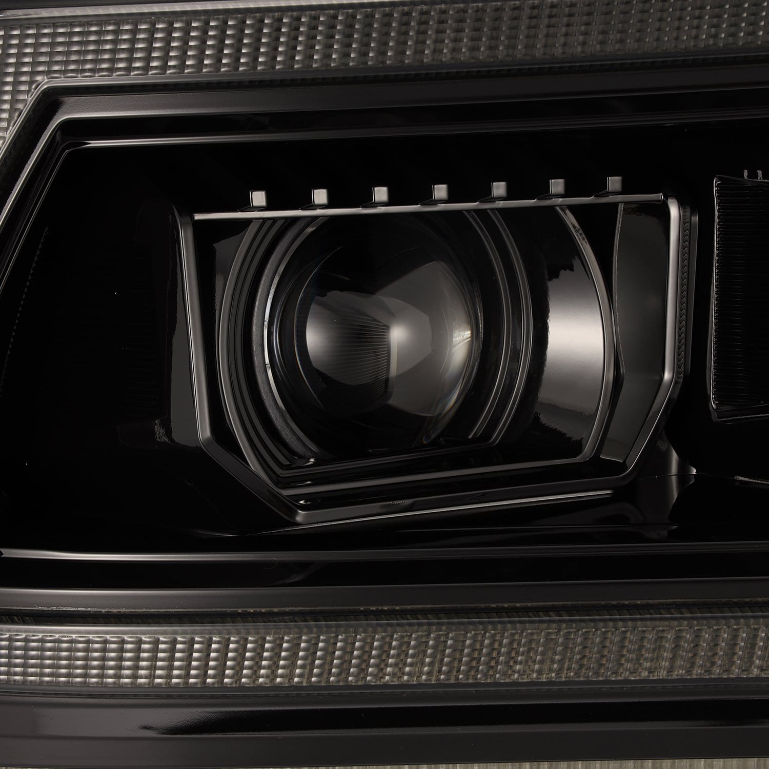 19-22 Ram 1500/2500/3500/4500/5500 PRO-Series Halogen Projector Headlights Alpha-Black - Apollo Off-Road
