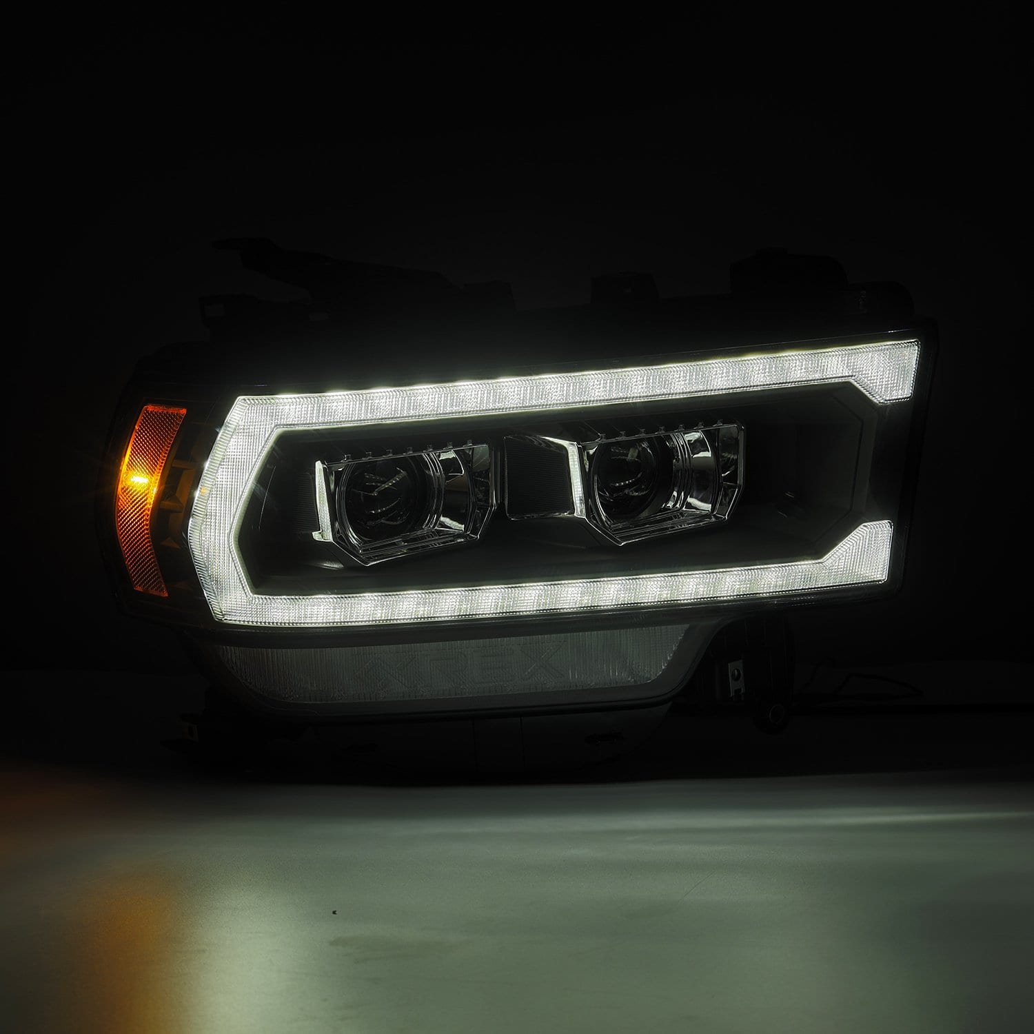 19-22 Ram 1500/2500/3500/4500/5500 PRO-Series Halogen Projector Headlights Black - Apollo Off-Road