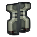 19-24 Chevrolet Silverado 1500 / 20-24 Silverado 2500/3500 HD LUXX-Series LED Tail Lights Black - Apollo Off-Road