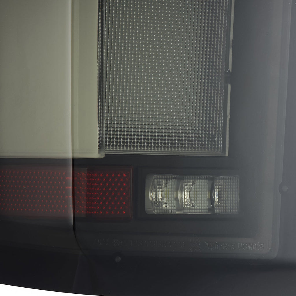 19-24 Chevrolet Silverado 1500 / 20-24 Silverado 2500/3500 HD LUXX-Series LED Tail Lights Black - Apollo Off-Road
