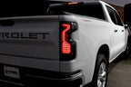 19-24 Chevrolet Silverado 1500 / 20-24 Silverado 2500/3500 HD PRO-Series LED Tail Lights Jet Black - Apollo Off-Road
