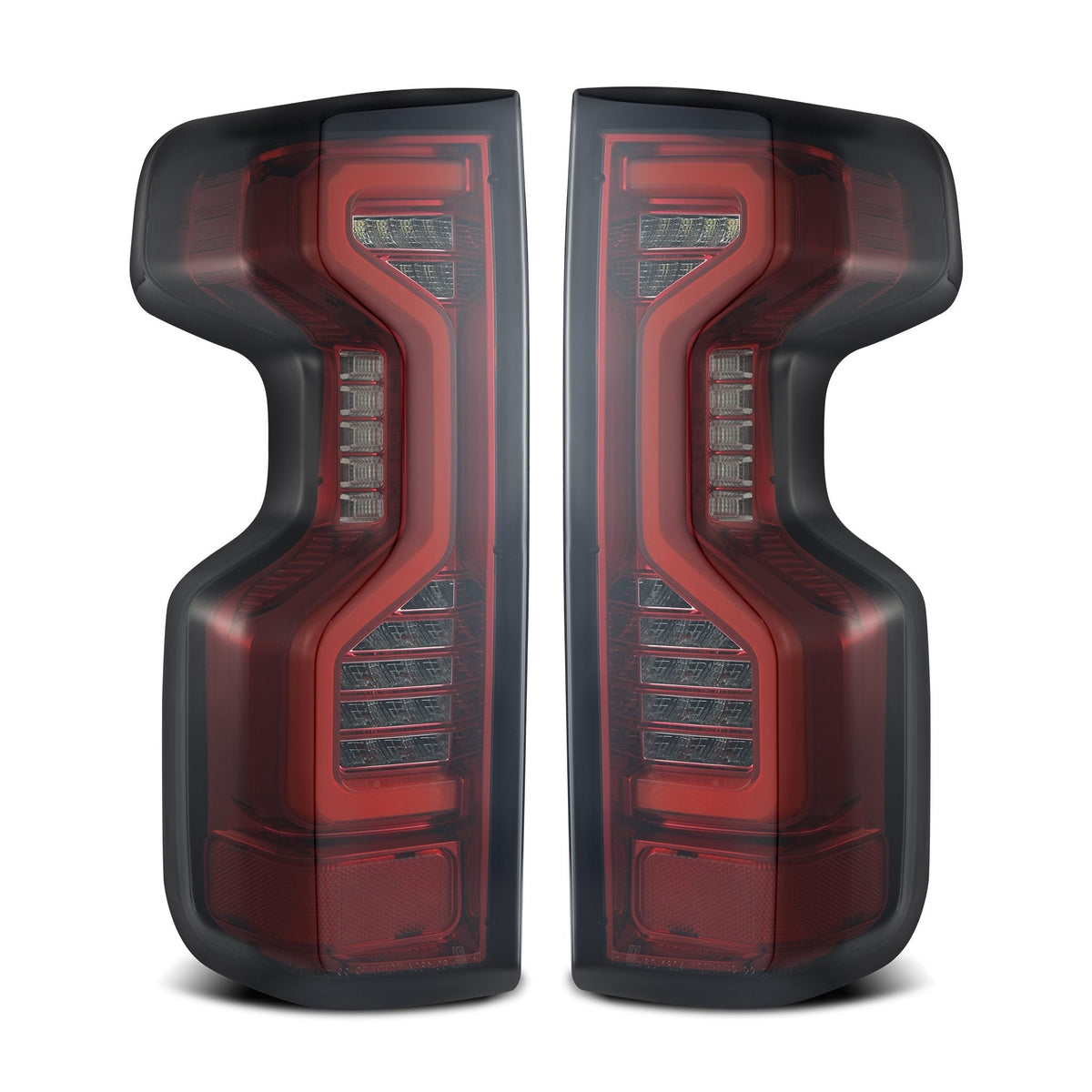 19-24 Chevrolet Silverado 1500 / 20-24 Silverado 2500/3500 HD PRO-Series LED Tail Lights Red Smoke - Apollo Off-Road