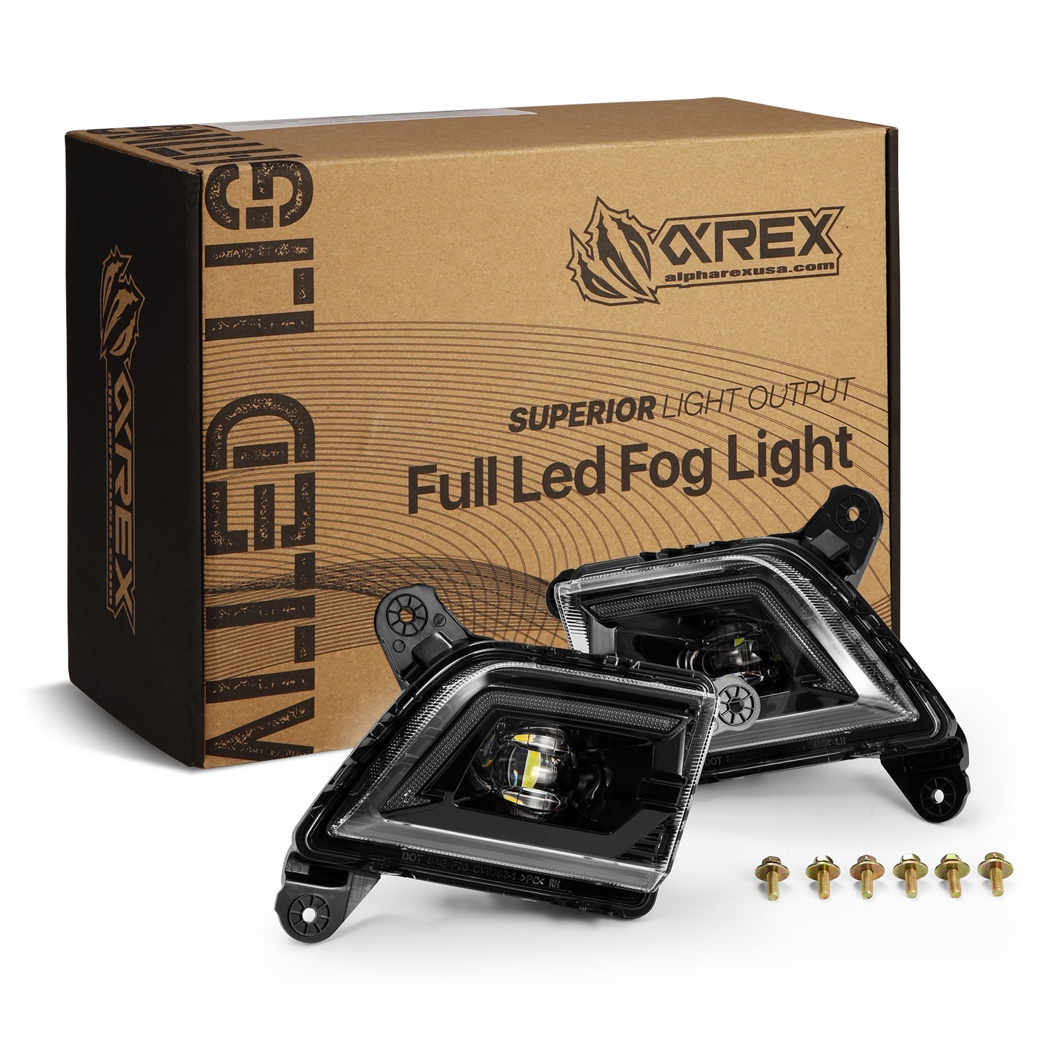 19-23 Chevrolet Silverado 1500/2500 HD/3500 HD DoubleTap Dual Color LED Projector Fog Lights - Apollo Off-Road