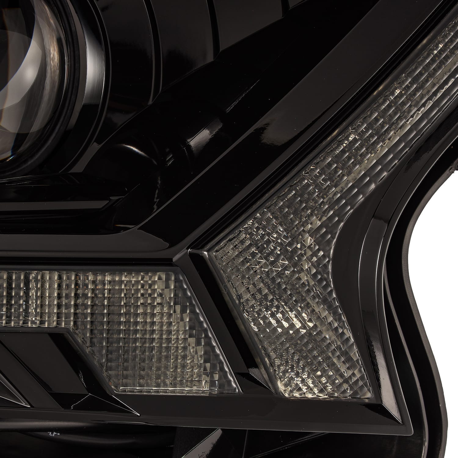19-23 Ford Ranger PRO-Series Halogen Projector Headlights Alpha-Black - Apollo Off-Road