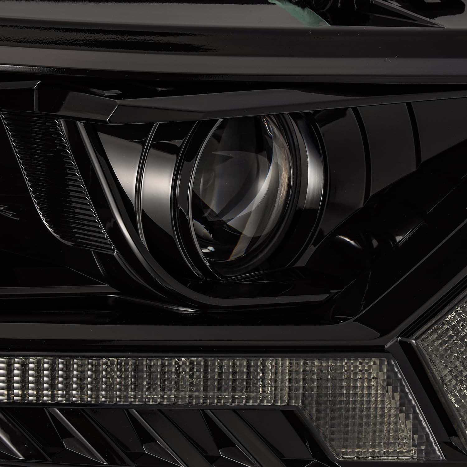 19-23 Ford Ranger PRO-Series Halogen Projector Headlights Alpha-Black - Apollo Off-Road