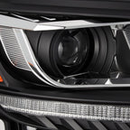 19-23 Ford Ranger PRO-Series Halogen Projector Headlights Black - Apollo Off-Road