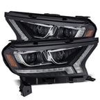 19-23 Ford Ranger PRO-Series Halogen Projector Headlights Black - Apollo Off-Road