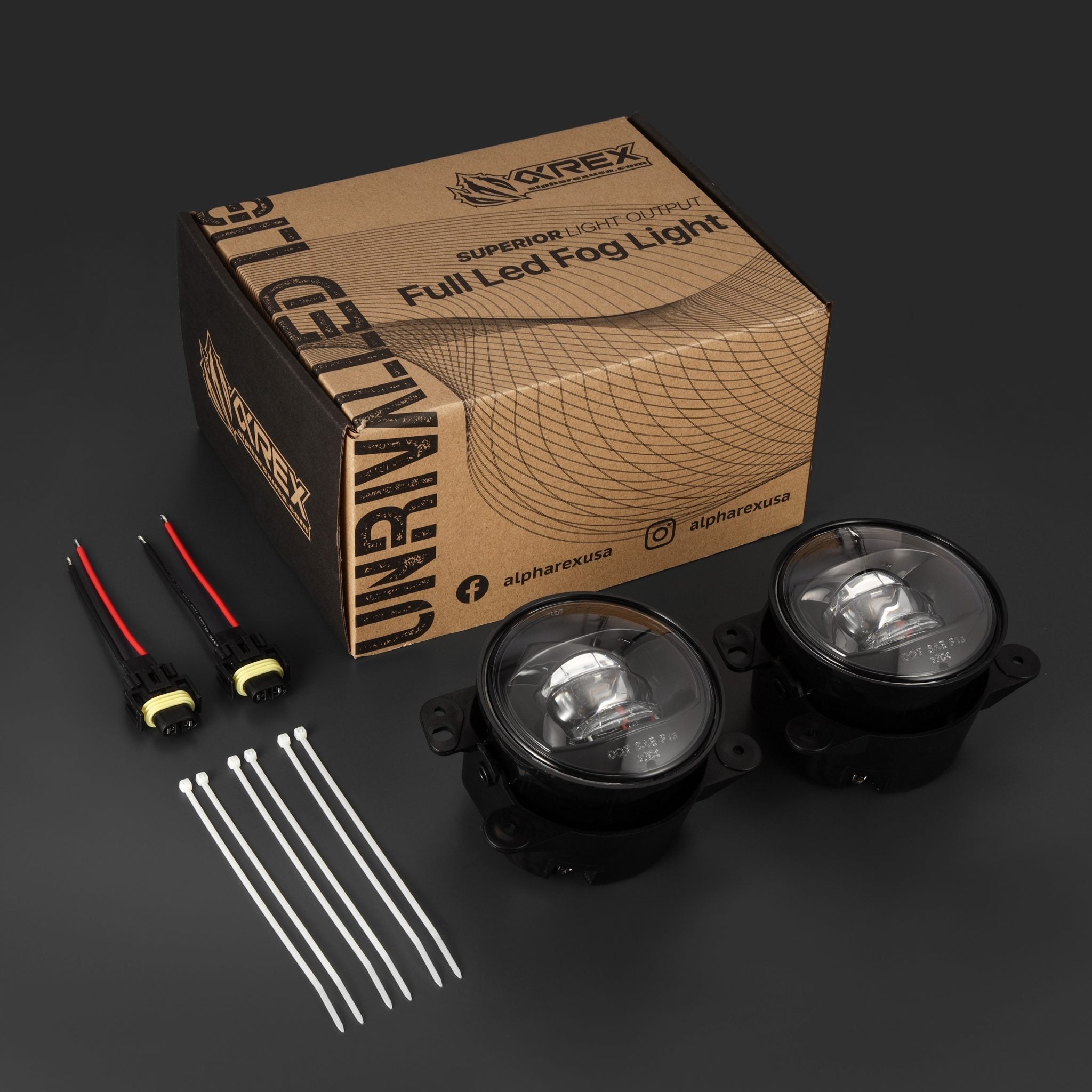18-26 Jeep Wrangler JL (Rubicon/Sahara with OE Plastic Bumper) / Gladiator JT DoubleTap Dual Color LED Projector Fog Lights - Apollo Off-Road