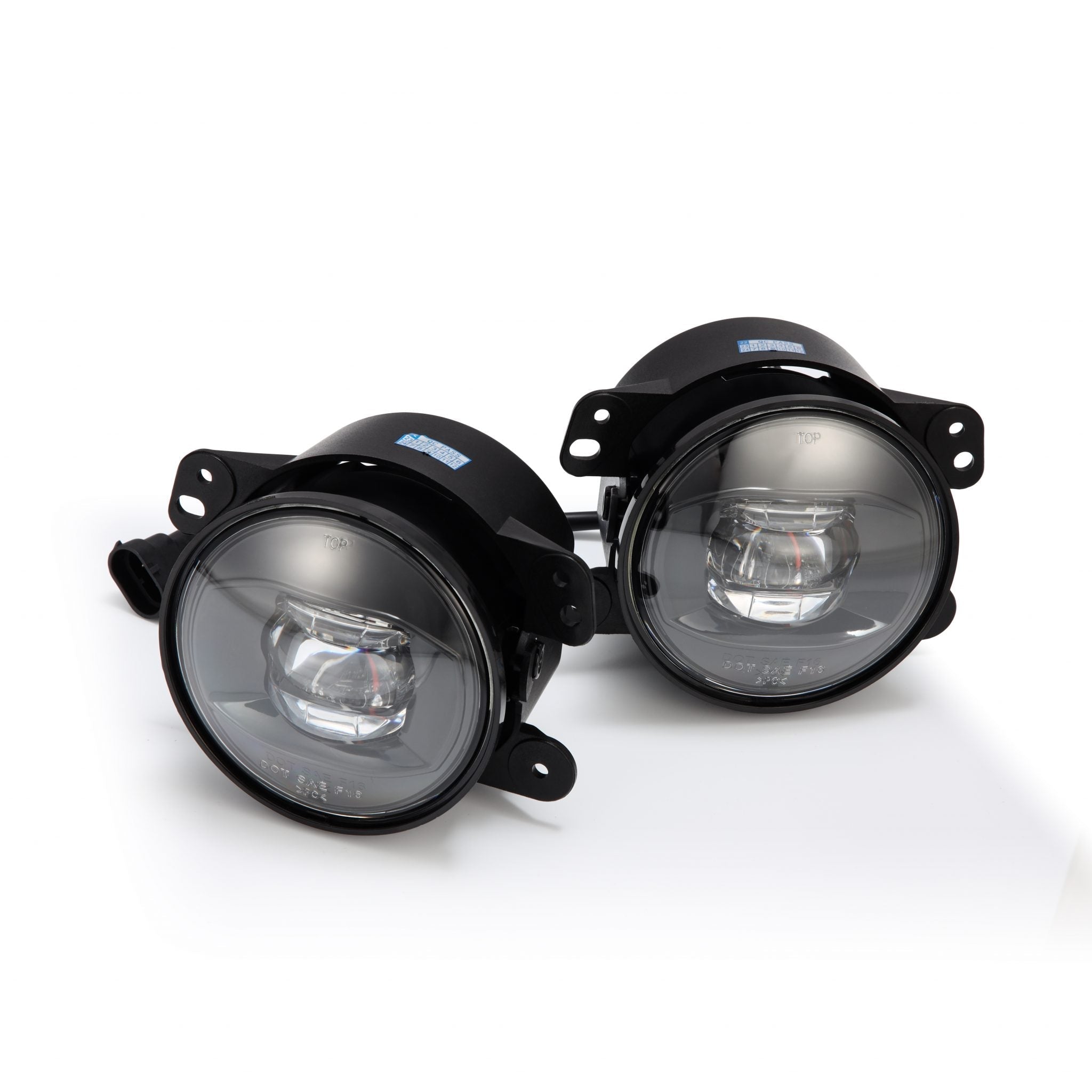 18-26 Jeep Wrangler JL (Rubicon/Sahara with OE Plastic Bumper) / Gladiator JT DoubleTap Dual Color LED Projector Fog Lights - Apollo Off-Road