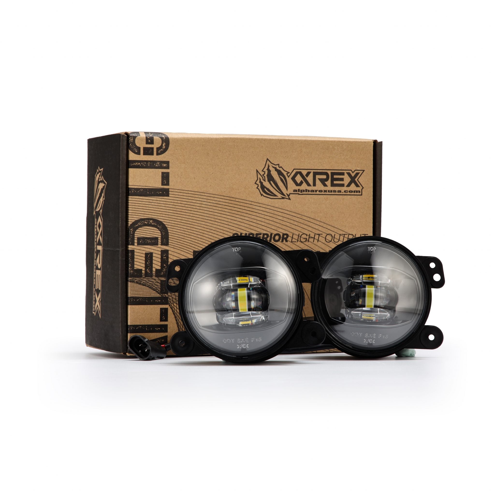 18-26 Jeep Wrangler JL (Rubicon/Sahara with OE Plastic Bumper) / Gladiator JT DoubleTap Dual Color LED Projector Fog Lights - Apollo Off-Road