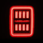 20-24 Jeep Gladiator NOVA-Series Prismatic LED Tail Lights Alpha-Black - Apollo Off-Road
