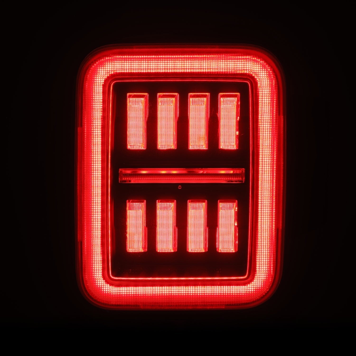 20-24 Jeep Gladiator NOVA-Series Prismatic LED Tail Lights Alpha-Black - Apollo Off-Road