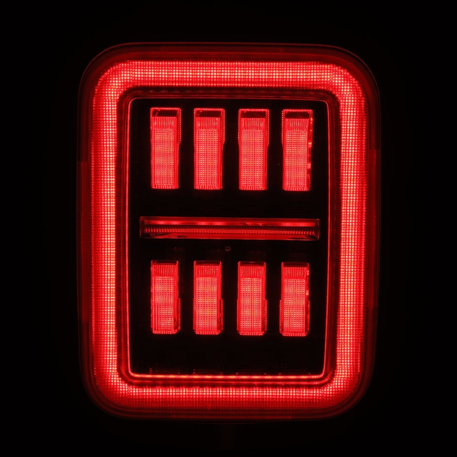 20-24 Jeep Gladiator NOVA-Series Prismatic LED Tail Lights Black-Red - Apollo Off-Road