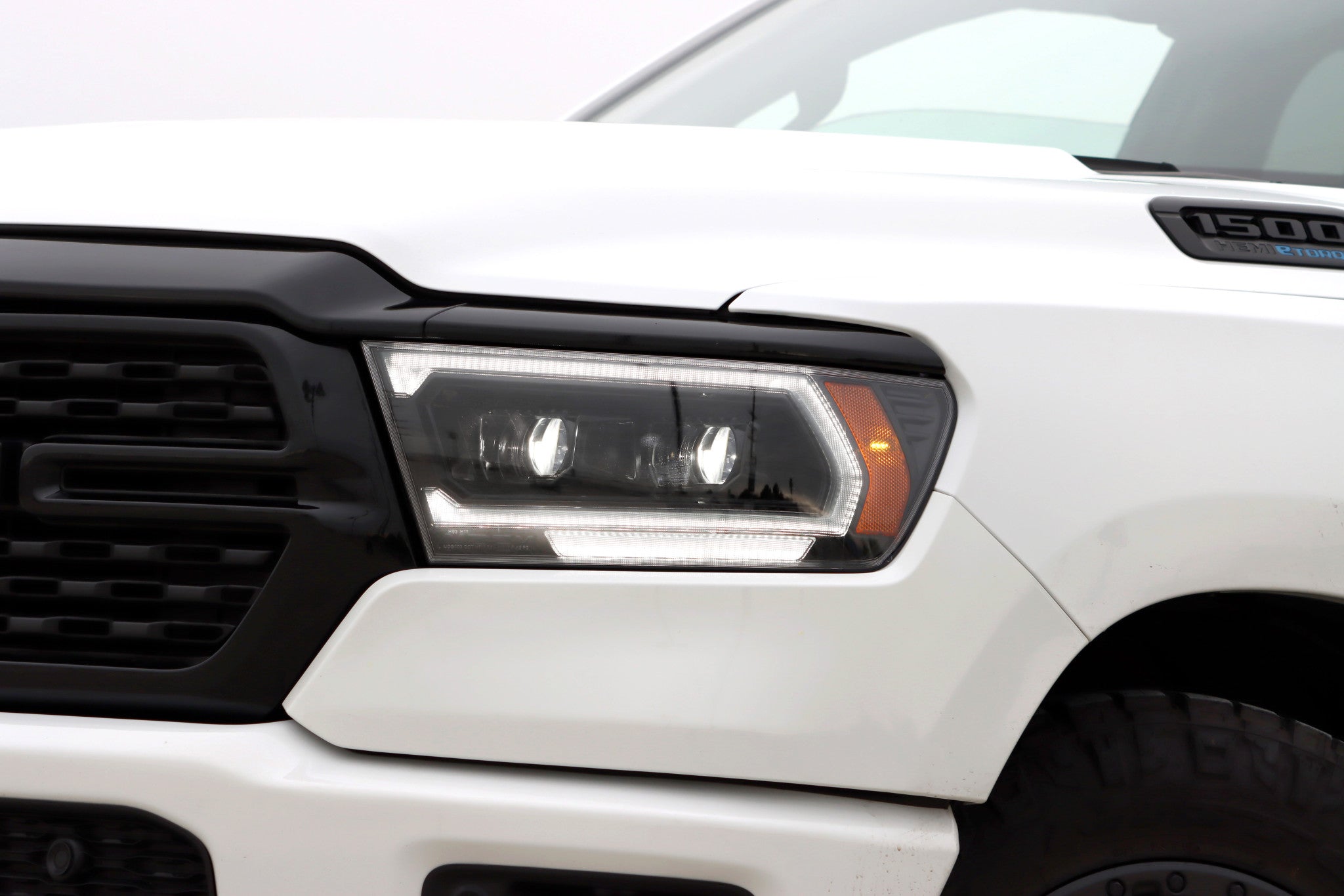 19-24 Ram 1500 LUXX-Series LED Projector Headlights Black - Apollo Off-Road