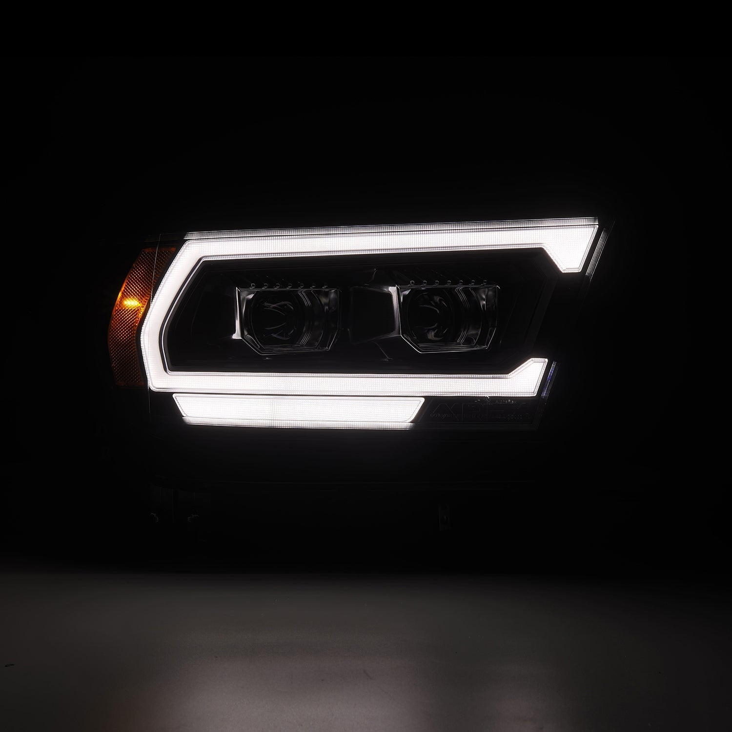 19-24 Ram 1500 LUXX-Series LED Projector Headlights Black - Apollo Off-Road