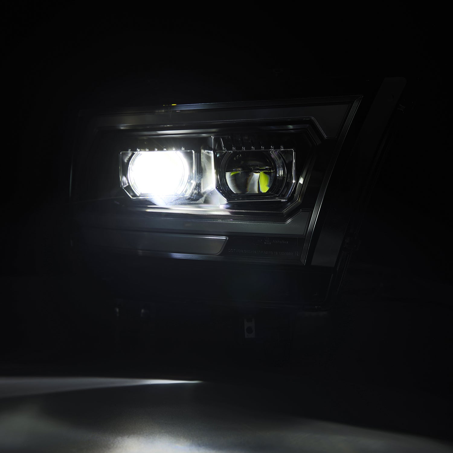 19-24 Ram 1500 LUXX-Series LED Projector Headlights Black - Apollo Off-Road