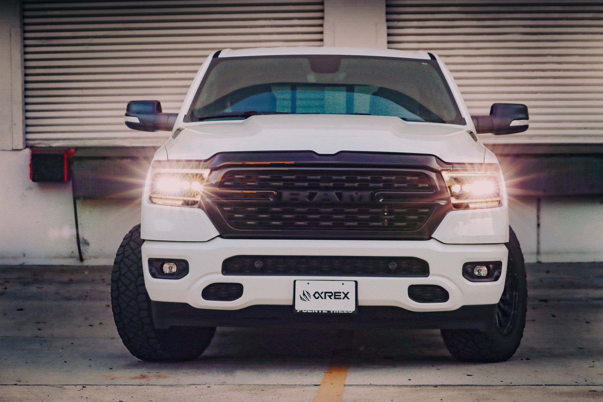 19-24 Ram 1500 NOVA-Series LED Projector Headlights Alpha-Black - Apollo Off-Road