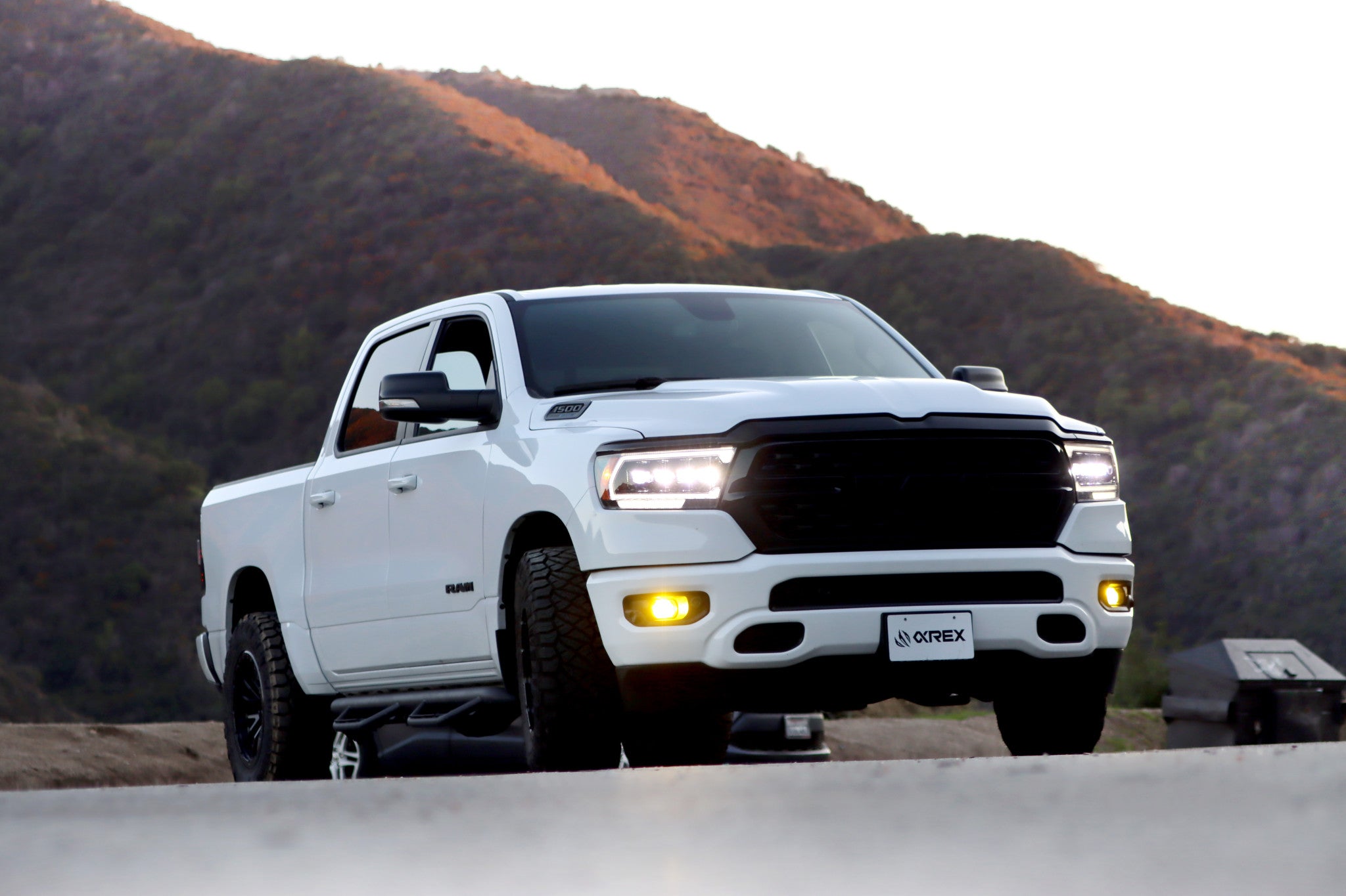 19-24 Ram 1500 NOVA-Series LED Projector Headlights Black - Apollo Off-Road