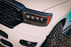 19-24 Ram 1500 NOVA-Series LED Projector Headlights Black - Apollo Off-Road