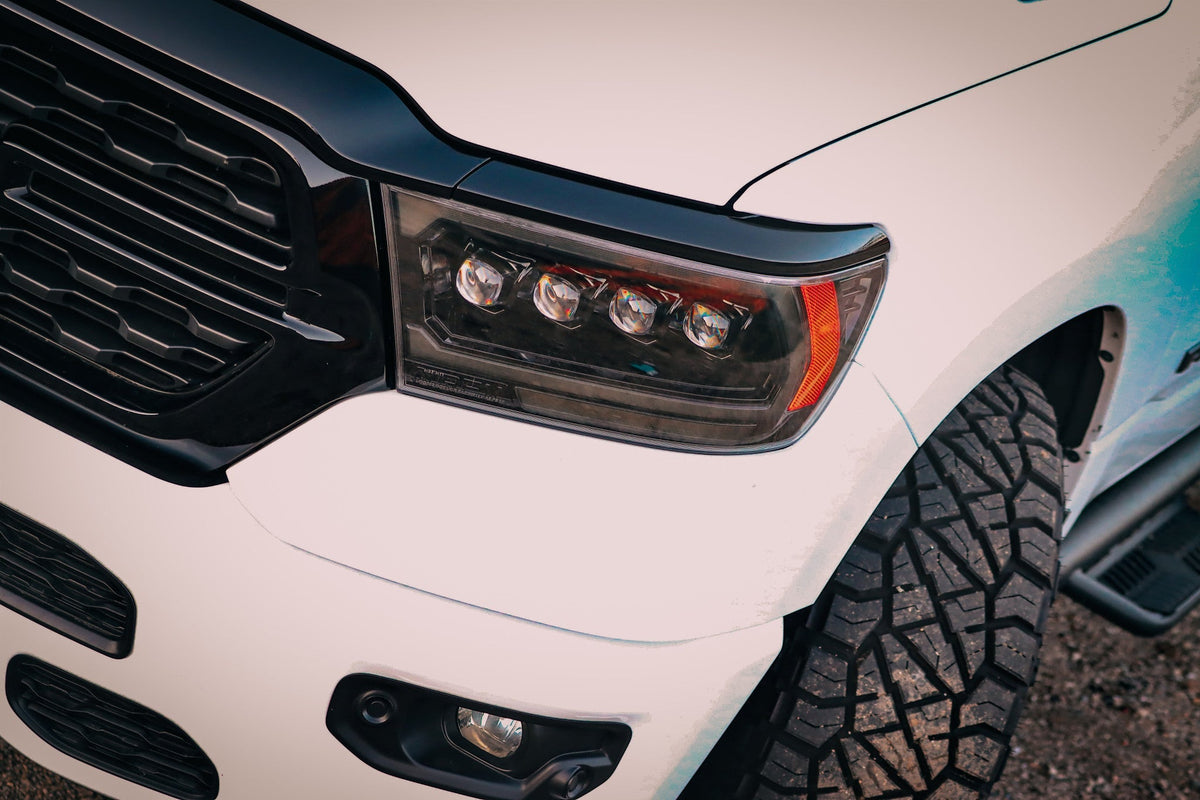 19-24 Ram 1500 NOVA-Series LED Projector Headlights Black - Apollo Off-Road