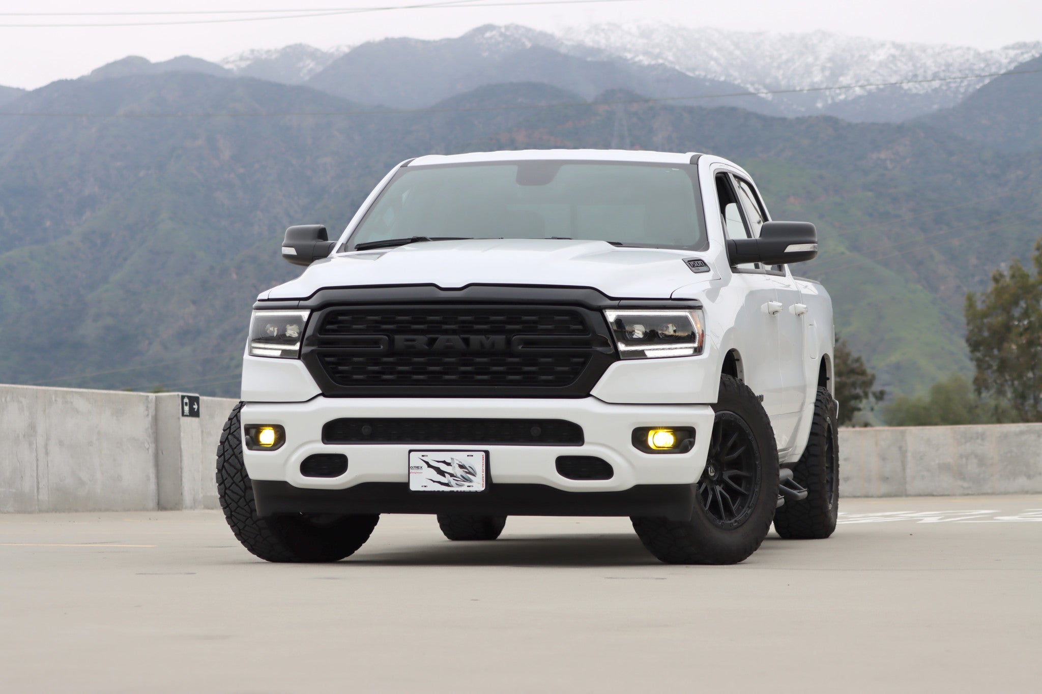 19-24 Ram 1500 PRO-Series Halogen Projector Headlights Alpha-Black - Apollo Off-Road