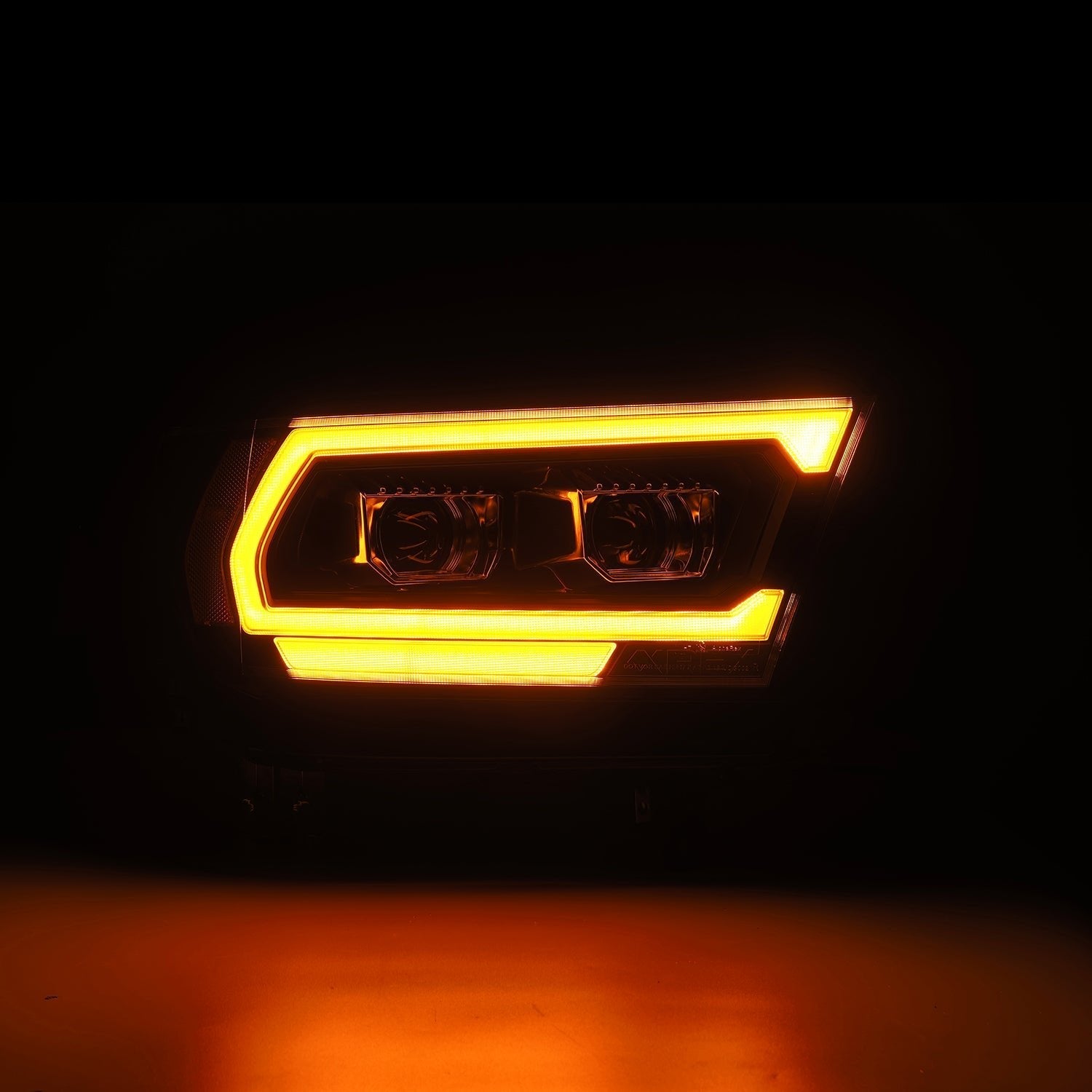 19-24 Ram 1500 PRO-Series Halogen Projector Headlights Black - Apollo Off-Road