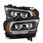 19-24 Ram 1500 PRO-Series Halogen Projector Headlights Black - Apollo Off-Road