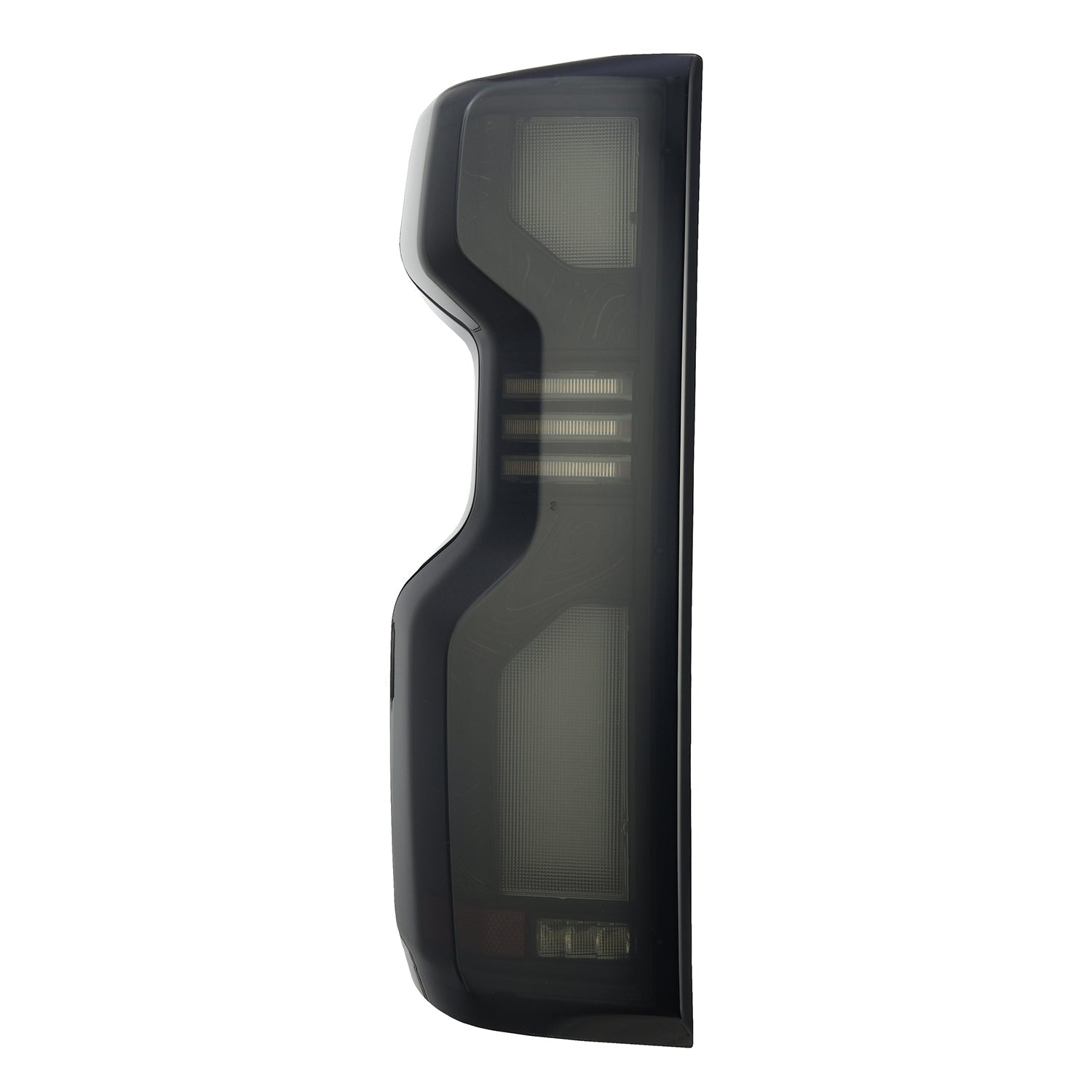 19-26 Chevrolet Silverado 1500 / 20-26 Silverado 2500 HD/3500 HD TOPO-ETCH LUXX-Series LED Tail Lights Alpha-Black - Apollo Off-Road
