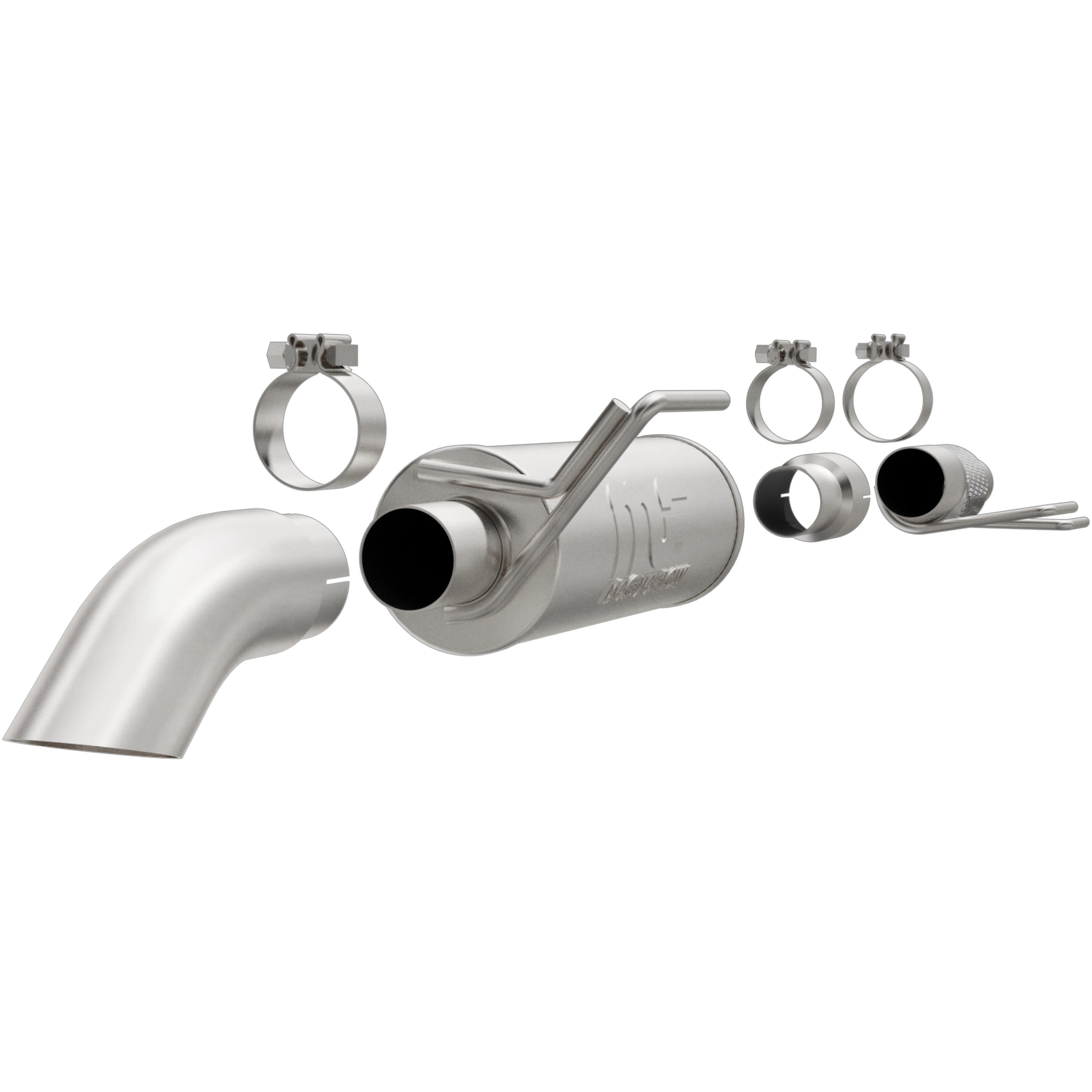 15-20 Ford F-150 Off-Road Pro Series Cat-Back Exhaust System Turndown Before Rear Axle 3in. Tips 19056