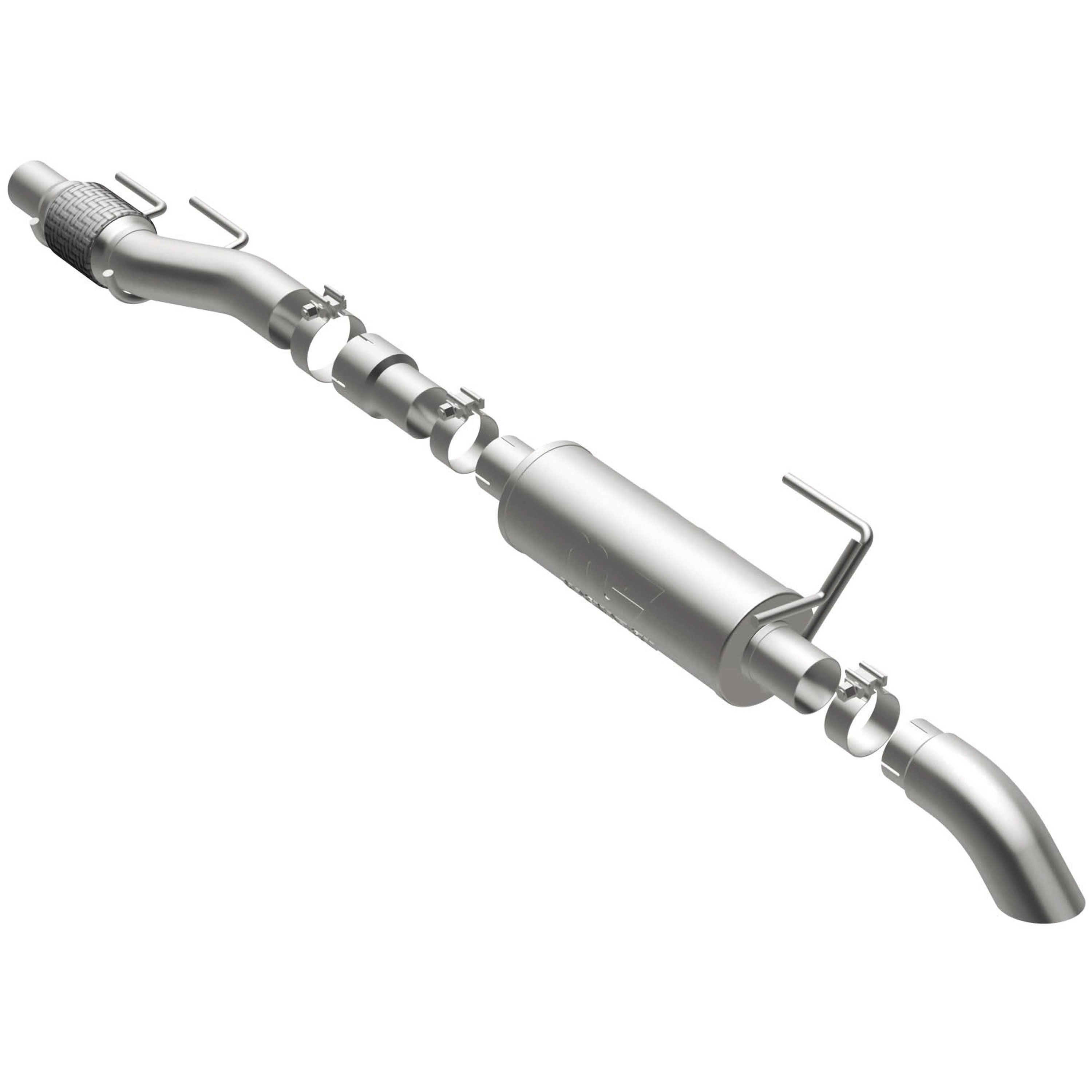 15-20 Ford F-150 Off-Road Pro Series Cat-Back Exhaust System Turndown Before Rear Axle 3in. Tips 19056
