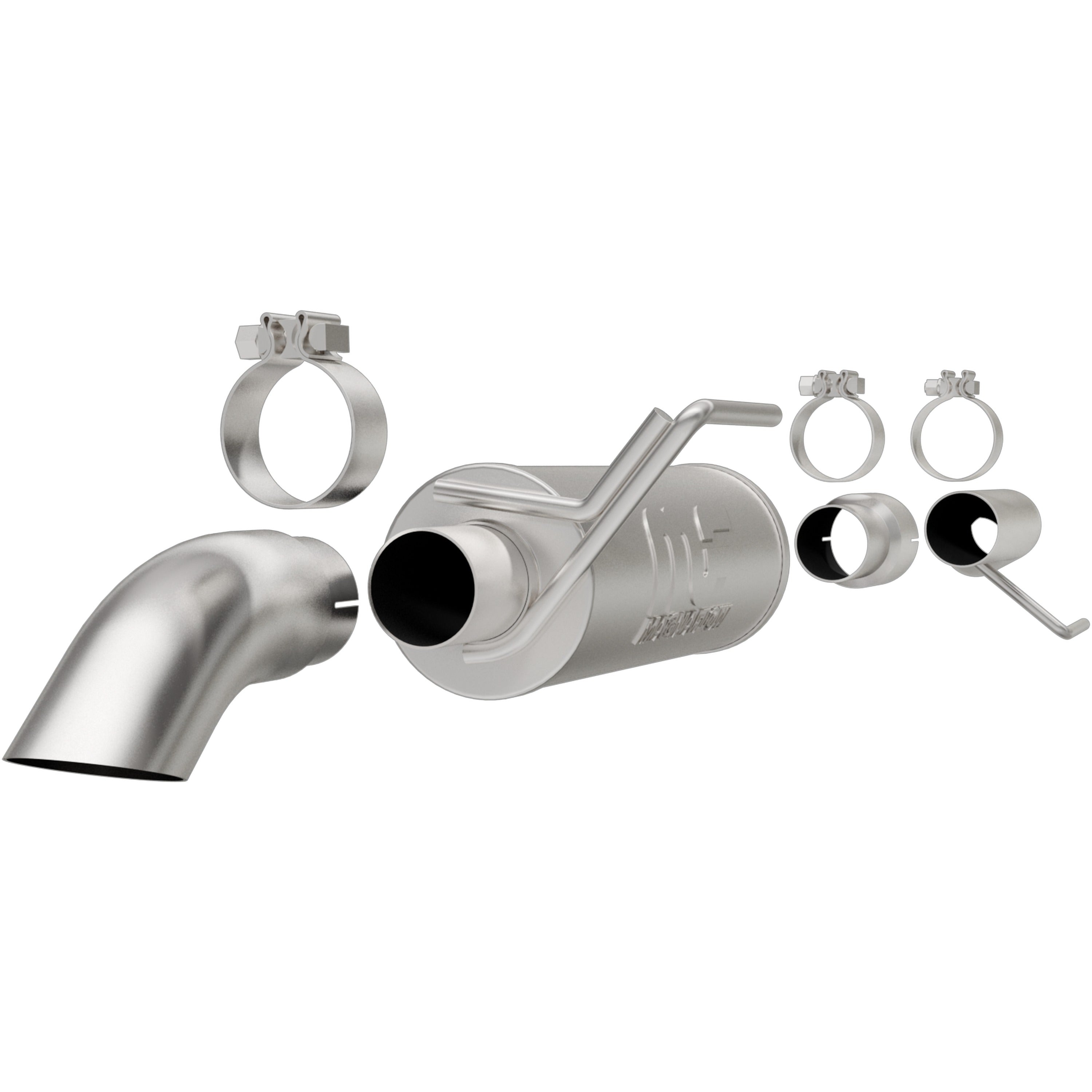 15-20 Ford F-150 Off-Road Pro Series Cat-Back Exhaust System Turndown Before Rear Axle 3in. Tips 19083